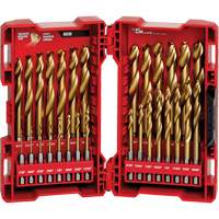 Jeu de forets Shockwave Red Helix, 29 morceaux, Titane Superchem Industries