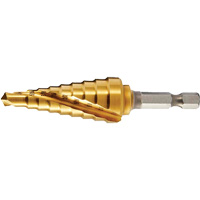 DRILLCO #1 Step Drill, 1/8" - 1/2" , 1/32" Increments Superchem Industries