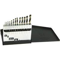DRILLCO Metric Jobber Length Drill Bit Set, 13 Pieces, High Speed Steel Superchem Industries