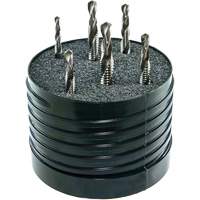 DRILLCO Combined Tap & Drill Set, 6 Pieces, High Speed Steel Superchem Industries