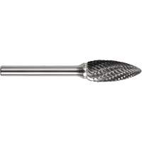 Fraise en forme de flamme &agrave; double coupe Drillco, SH-1 Superchem Industries