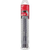 Trousse de forets &agrave; 4 cannelures pour perceuse &agrave; percussion MX4, 6 morceaux, Carbure Superchem Industries