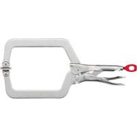 Pince-&eacute;tau en C &agrave; m&acirc;choires pivotantes Torque Lock, Longueur 9", Pinces serre-joints Superchem Industries