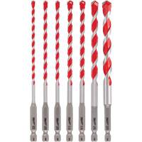 Jeu de forets pour perceuse &agrave; percussion Shockwave, 7 morceaux, Carbure Superchem Industries
