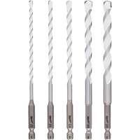 Jeu de forets multi-mat&eacute;riaux Shockwave, 5 morceaux, Carbure Superchem Industries