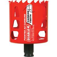 Wood & Metal Hole Saw, 2-1/2", 2-3/8" Depth of Cut, Carbide Superchem Industries