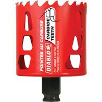 Wood & Metal Hole Saw, 2-5/8", 2-3/8" Depth of Cut, Carbide Superchem Industries