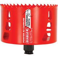 Wood & Metal Hole Saw, 4-1/8", 2-3/8" Depth of Cut, Carbide Superchem Industries