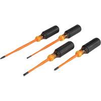 Slim-Tip Insulated Screwdriver Set, 1000 V, 4 Pcs Superchem Industries