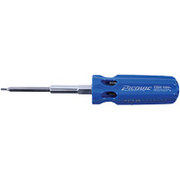 True Torx Multi-Bit Screwdriver, Plastic Handle Superchem Industries