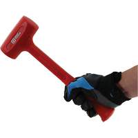One-Piece Dead Blow Hammer, 10.5 lbs., Smooth Grip, 30" L Superchem Industries