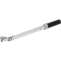 Micrometer Torque Wrench, Click, 3/8" Square Drive, 10.17 - 105.1 N.m/5 - 75 ft-lbs. Superchem Industries