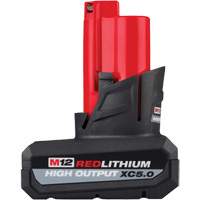 M12 Redlithium High Output XC5.0 Battery Pack, Lithium-Ion, 12 V, 5 Ah Superchem Industries