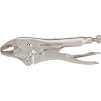 Locking Pliers with Wire Cutter, 5" Length, Curved Jaw Superchem Industries