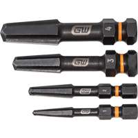 Bolt Biter Screw Extractor Set, High Speed Steel, 4 Pieces Superchem Industries