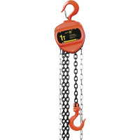 VCH Series Chain Hoist, 10' Lift, 2200 lbs. (1 tons) Capacity, Heat-Treated Alloy Steel Chain Superchem Industries
