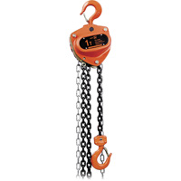 KCH Series Heavy-Duty Chain Hoist, 10' Lift, 1100 lbs. (0.5 tons) Capacity, Heat-Treated Alloy Steel Chain Superchem Industries