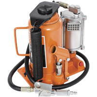 Super Heavy-Duty Bottle Jack, 20 Ton(s), Air Hydraulic, 20" Raised Height Superchem Industries