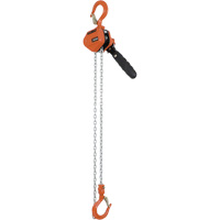 VLP-25-5 VLP Series Lever Puller, 5' Lift, 500 lbs. (0.25 tons) Capacity, Galvanized Steel Chain Superchem Industries