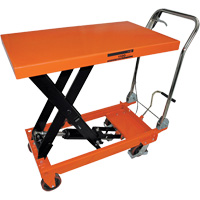 SLC-1100 SLC Series Hydraulic Scissor Lift Cart, 39" L x 21" W, 1100 lbs. Cap. Superchem Industries