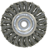 3K114 Brosse &agrave; fil nou&eacute;, non filet&eacute;, Dia. 3-1/4", Fils 0,014", Arbre 3/8"-1/2 Superchem Industries