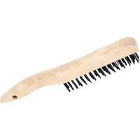 4SH Brosse &agrave; r&eacute;curer manuelle, Acier au carbone, 4 x 16 rangs de fils, Longueur 10" Superchem Industries