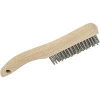 4SHSS Brosse &agrave; r&eacute;curer manuelle, Acier inoxydable, 4 x 16 rangs de fils, Longueur 10" Superchem Industries
