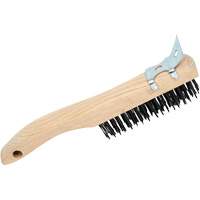4SHWSC Brosse &agrave; r&eacute;curer manuelle, Acier au carbone, 4 x 16 rangs de fils, Longueur 10" Superchem Industries
