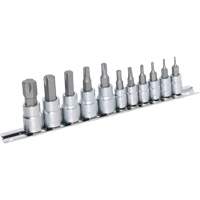 JHBS-11M Hextractor Metric Bit Socket Set, Hex, 1/4"/3/8" Drive, 11 Pcs Superchem Industries