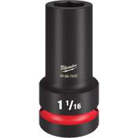 Shockwave Impact Duty Thin Wall Extra Socket, Impact, 1-1/16", 1" Drive, 6 Points, Deep Superchem Industries