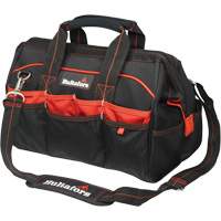 Sacs &agrave; outils pour ouvrier 16", Polyester balistique, Noir/Rouge Superchem Industries