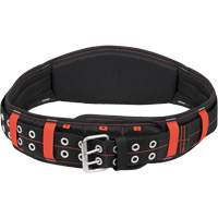 Ceinture coussin&eacute;e de 5", Noir/Rouge Superchem Industries