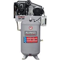 2-Stage Air Compressor, 80 Gal. (96 US Gal) Superchem Industries