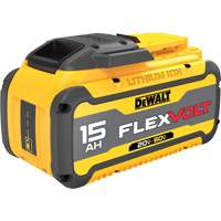 Flexvolt&reg; Max* Battery, Lithium-Ion, 20 V/60 V, 15 Ah Superchem Industries