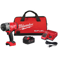 M18 Fuel High Torque Impact Wrench with Friction Ring Kit, 18 V, 1/2" Socket Superchem Industries