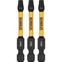 Forets pour tournevis &agrave; chocs FLEXTORQ 3 mcx, Torx, T-25, Prise 1/4" Superchem Industries