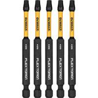 Forets pour tournevis &agrave; chocs FLEXTORQ 5 mcx, Torx, T-25, Prise 1/4" Superchem Industries