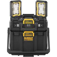 Baladeuse ajustable ToughSystem 2.0 avec rangement, 16" x 11" x 14", Noir/Jaune Superchem Industries