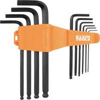 L-Style Long Ball-End Hex Key Set, 10 Pcs., Metric Superchem Industries
