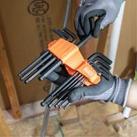 L-Style Long Ball-End Hex Key Set, 10 Pcs., Metric Superchem Industries