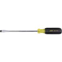 JKSS-8R Slot Screwdriver, 3/8" Tip, Round, 8" L, Cushion Grip Handle Superchem Industries