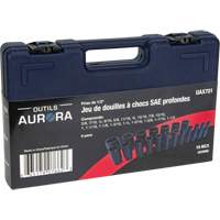 Jeu de douilles SAE, 19 Mcx, Chocs, Prise de 1/2", Profond Superchem Industries