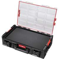 Organisateur deux fois tr&egrave;s grand avec cloisons en mousse &agrave; plusieurs couches Arx, 23" x 15-1/5" x 6-4/5", Noir Superchem Industries