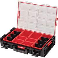 Organisateur tr&egrave;s-grand avec bacs courts Arx, 23" x 15-1/5" x 5", Noir Superchem Industries