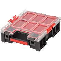Organisateur moyen haut avec bacs Arx, 10-2/5" x 14-3/10" x 4-1/5", Noir Superchem Industries