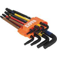 Colour-Coded Extra-Long L Style Hex Key Caddy Set, 9 Pcs., Imperial Superchem Industries