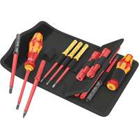 Insulated Screwdriver Set for Slotted Screws, 1000 V, 18 Pcs Superchem Industries