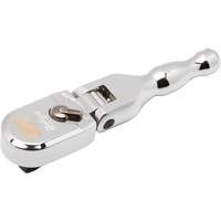 120XP Full Polish Chrome Stubby Flex Head Teardrop Ratchet Superchem Industries