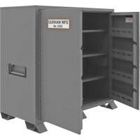 Jobsite Storage Cabinet, Steel, 59 Cubic Feet, Grey Superchem Industries