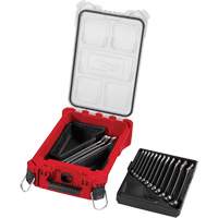 Wrench Set with PackOut Compact Organizer, Combination, 15 Pieces, Metric Superchem Industries